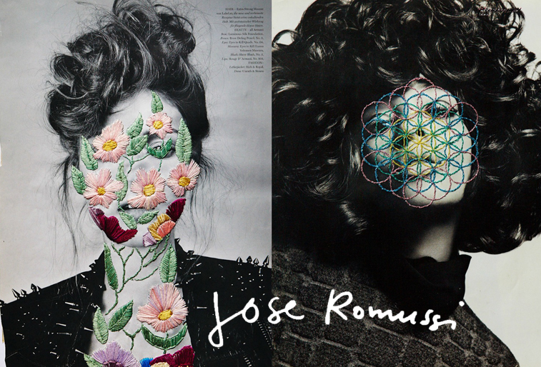 jose romussi artist embroidery fashion magazine